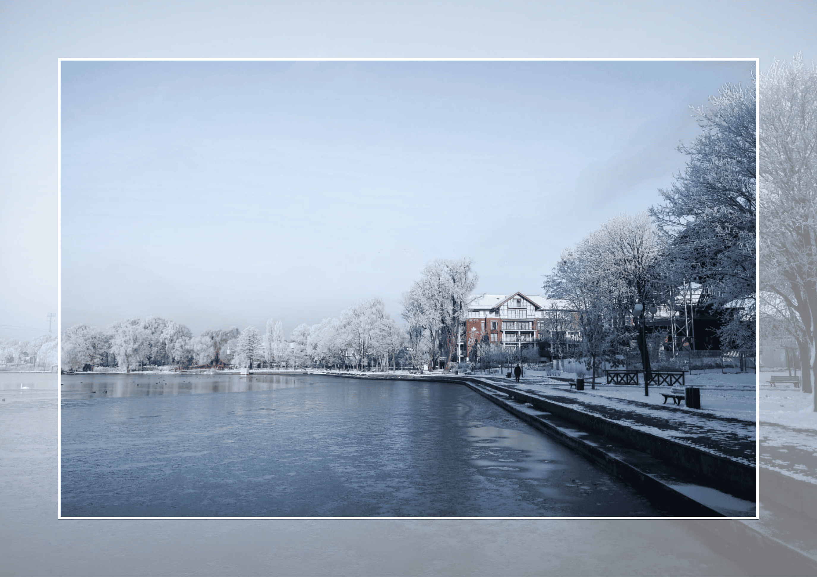 Chwile Spokoju nad Zimowym Jeziorem