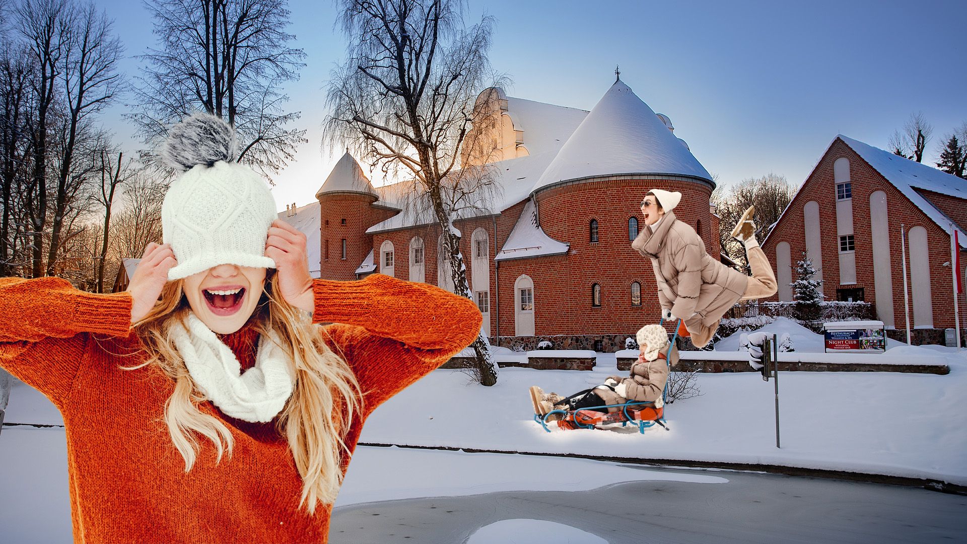 Rodzinne ferie zimowe na Mazurach – 2 dzieci pobyt GRATIS